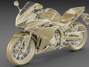 honda cbr 500r 2016-2018 3D Model