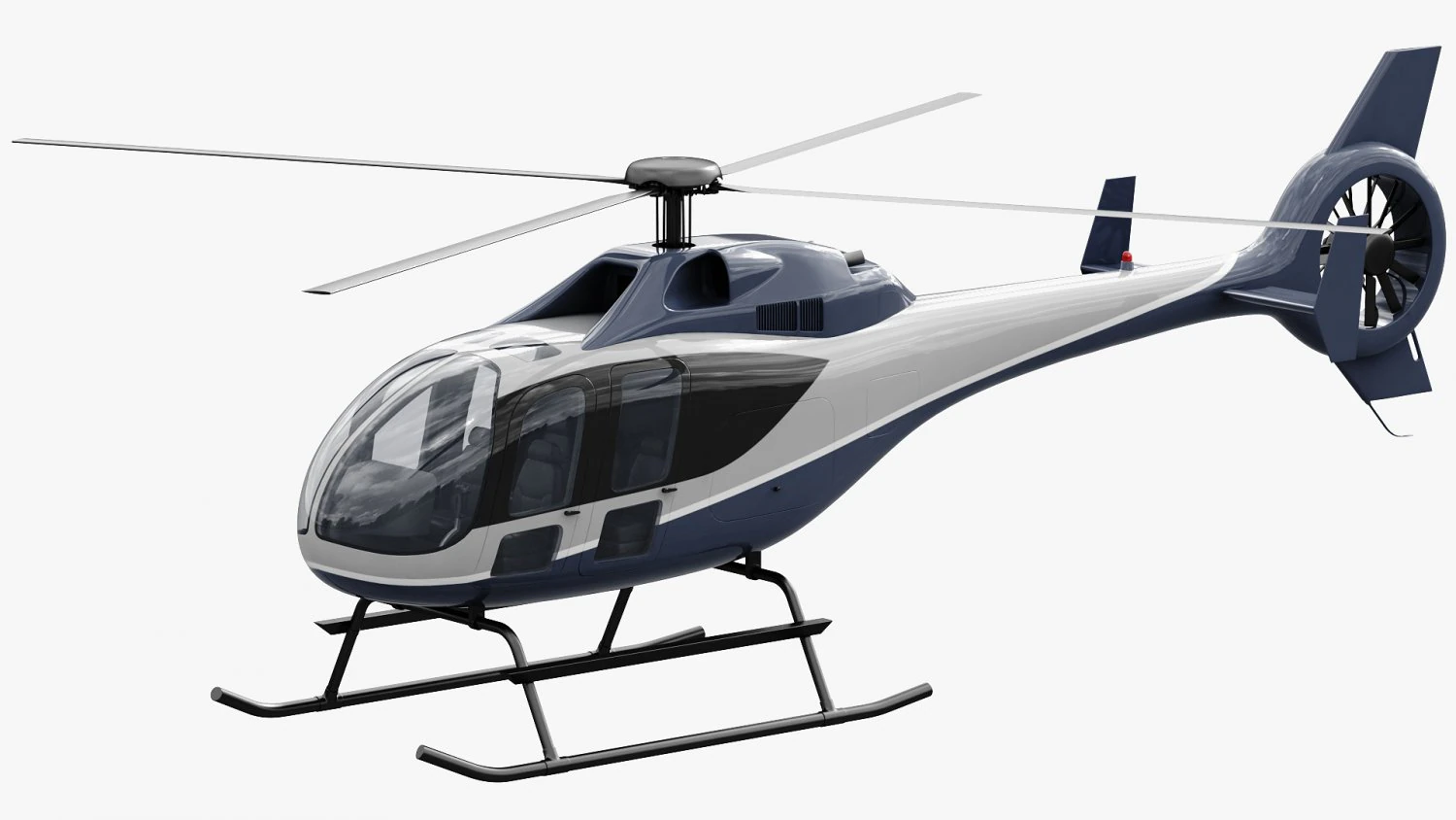 generic helicopter 3D Model .c4d .max .obj .3ds .fbx .stl .blend 