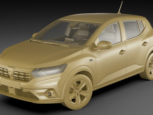 dacia sandero 2021 3D Model