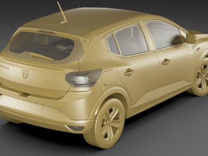 dacia sandero 2021 3D Model