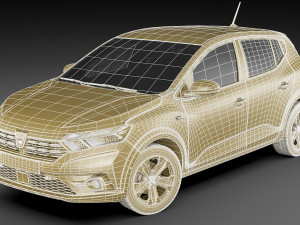 dacia sandero 2021 3D Model