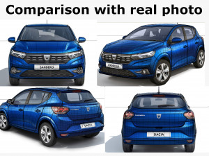dacia sandero 2021 3D Model