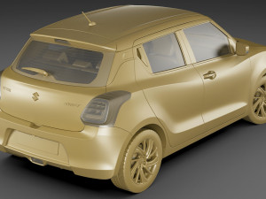 suzuki swift 2021 3D Model