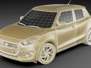 suzuki swift 2021 3D Model