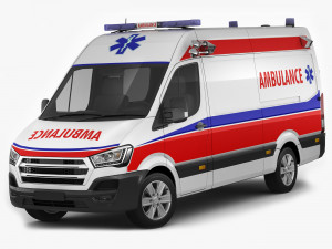 Rettungswagen / Krankenwagen / Ambulance - Download Free 3D model by  GRIP420 (@GRIP420) [e6c4858]