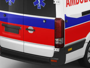 generic ambulance 3D Model