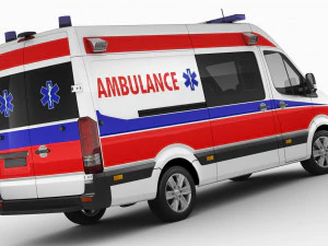 generic ambulance 3D Model