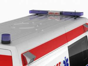 generic ambulance 3D Model