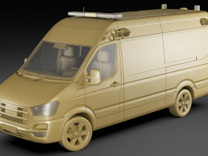 generic ambulance Model 3D