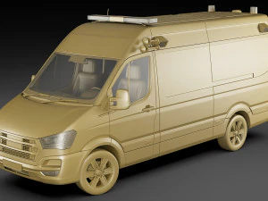 generic ambulance 3D Model