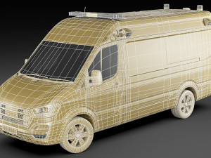 generic ambulance Model 3D