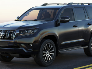 toyota land cruiser 2021 3D Модель