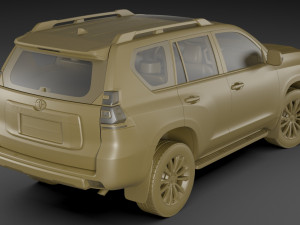 toyota land cruiser 2021 3D Модель