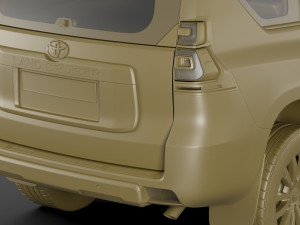 toyota land cruiser 2021 3D Модель