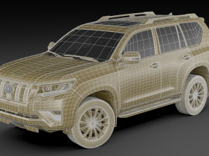 toyota land cruiser 2021 3D Модель