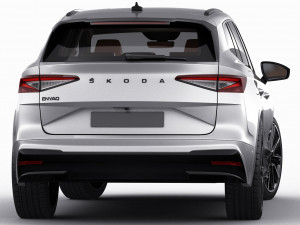 skoda enyaq iv 3Dモデル