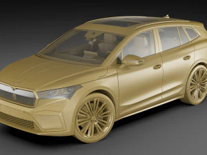 skoda enyaq iv 3D Model