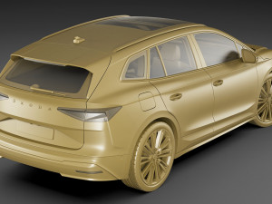 skoda enyaq iv 3Dモデル