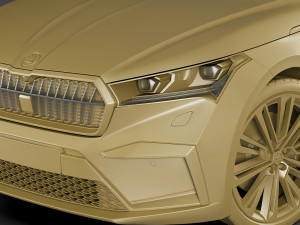 skoda enyaq iv 3Dモデル