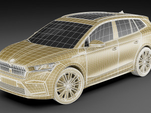 skoda enyaq iv 3Dモデル