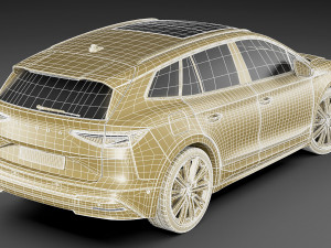skoda enyaq iv 3Dモデル