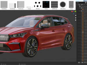 skoda enyaq iv 3D Model