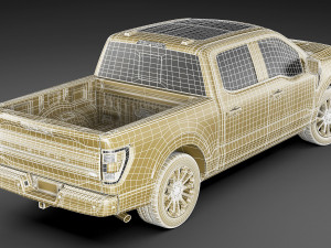 f-150 limited 2021 Modello 3D