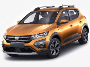 dacia sandero stepway 2021 3D Model