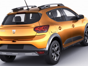 dacia sandero stepway 2021 3D 모델