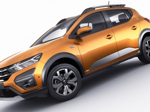 dacia sandero stepway 2021 3D 모델