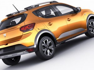 dacia sandero stepway 2021 3D 모델
