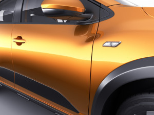 dacia sandero stepway 2021 3D 모델