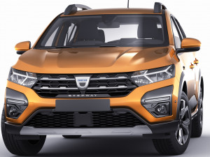 dacia sandero stepway 2021 3D 모델