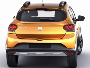 dacia sandero stepway 2021 3D 모델
