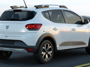 dacia sandero stepway 2021 3D 모델