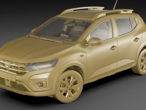 dacia sandero stepway 2021 3D 모델