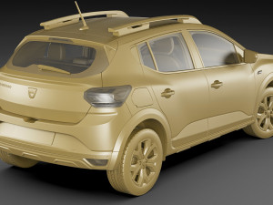 dacia sandero stepway 2021 3D 모델