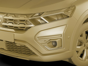 dacia sandero stepway 2021 3D 모델