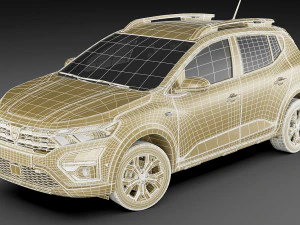 dacia sandero stepway 2021 3D Model