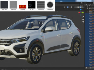 dacia sandero stepway 2021 3D 모델