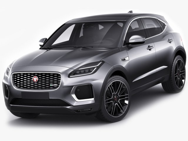 jaguar e-pace 2021 Model 3D .c4d .max .obj .3ds .fbx .stl .blend 