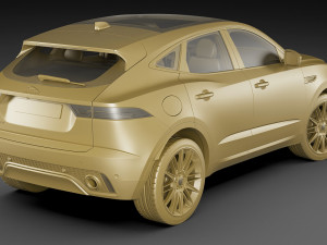 jaguar e-pace 2021 Model 3D