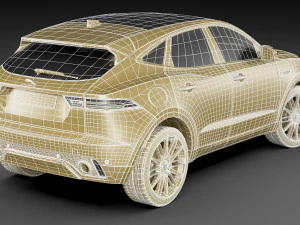 jaguar e-pace 2021 3D Model