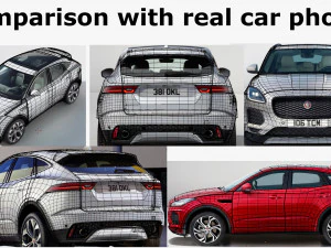 jaguar e-pace 2021 3D Model