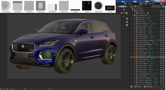 Jaguar E-Pace 2021 3D Модель In Внедорожник 3DExport