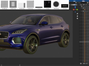 jaguar e-pace 2021 Model 3D