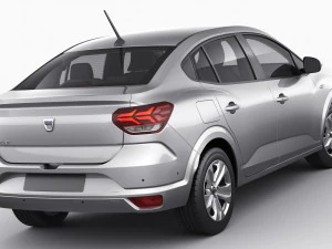 dacia logan 2021 Modelo 3D