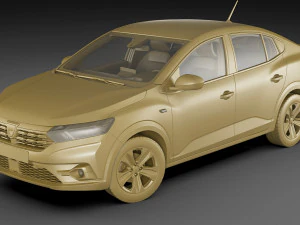 dacia logan 2021 Modelo 3D