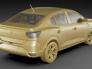 dacia logan 2021 Modelo 3D