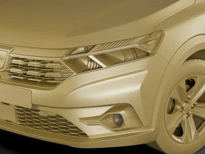 dacia logan 2021 Modelo 3D